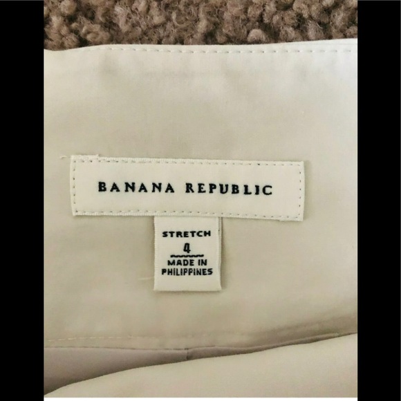 Banana Republic Mini Skirt Sz 4 Bow waist Pockets - Picture 6 of 9